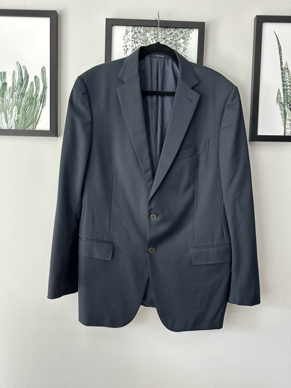 Ermenegildo Zegna Dark Navy Two-Button Sport Coat